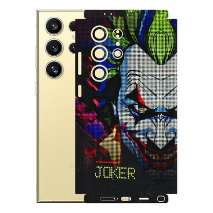Samsung A/S Series Phone Skins (All Models) - Joker Dot Matrix - 3D Embossed Finish (L-08) Samsung Galaxy S24 Ultra (5G)