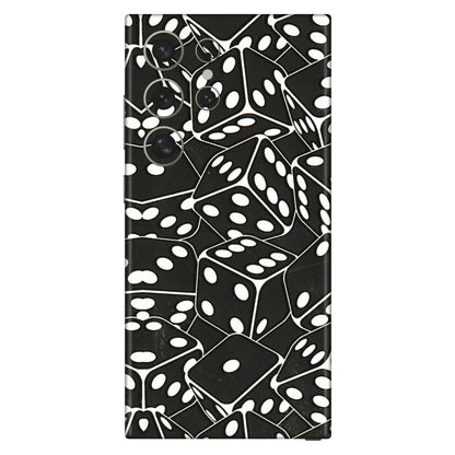 Samsung A/S Series Phone Skins (All Models) - Big Black Dices - 3D Embossed Finish (L-106) Samsung Galaxy S24 Ultra (5G)