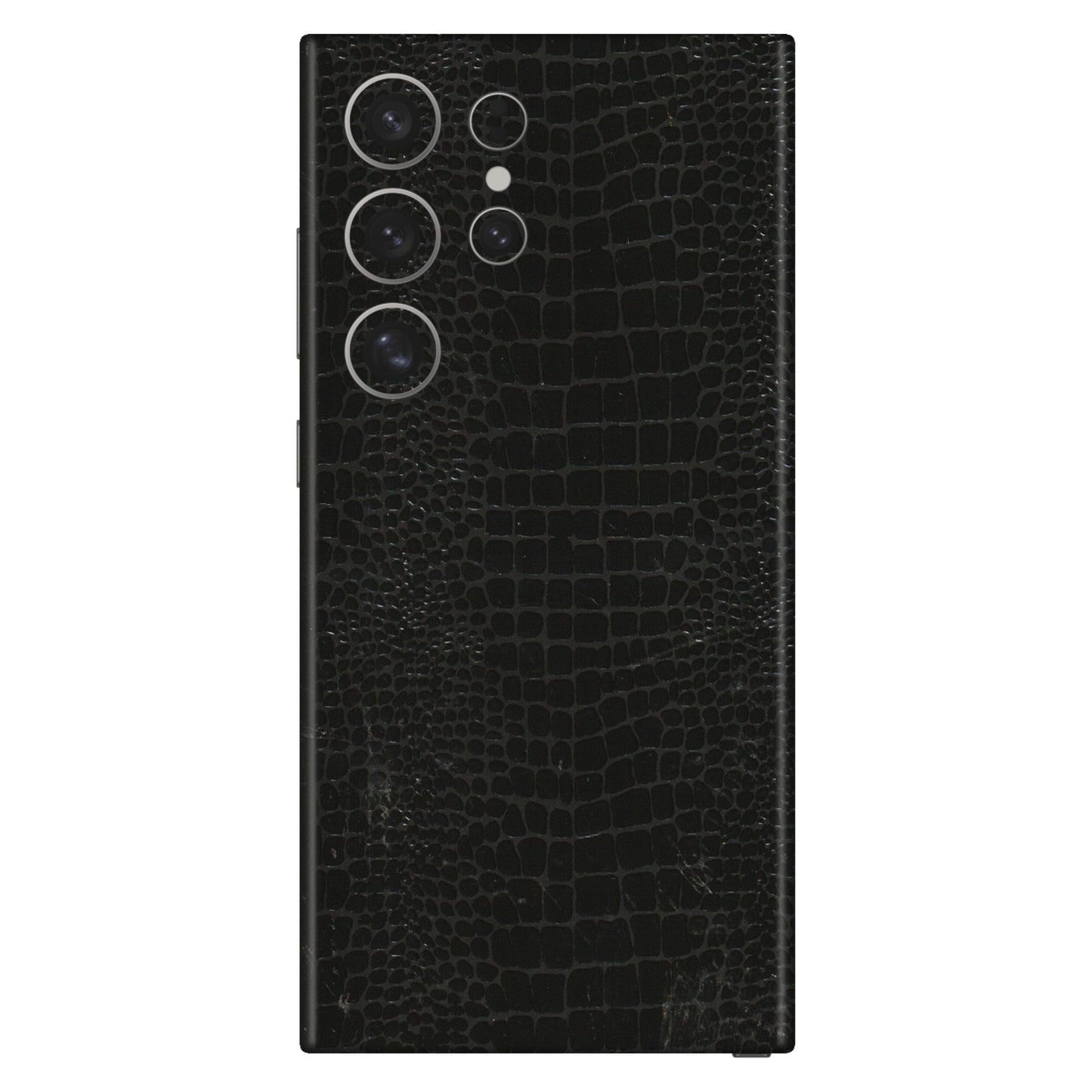 Samsung A/S Series Phone Skins (All Models) - Snake Leather Black - 3D Embossed Finish (L-107) Samsung Galaxy S24 Ultra (5G)
