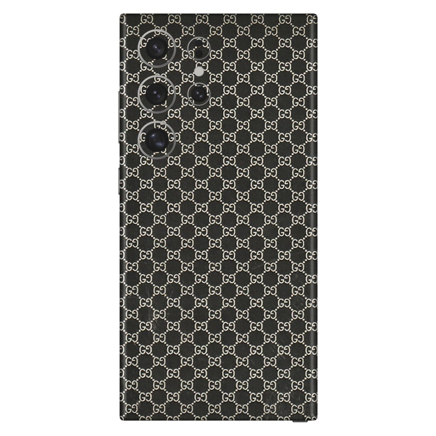 Samsung A/S Series Phone Skins (All Models) - Black G Print - 3D Embossed Finish (L-109) Samsung Galaxy S24 Ultra (5G)