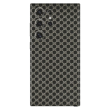 Samsung A/S Series Phone Skins (All Models) - Black G Print - 3D Embossed Finish (L-109) Samsung Galaxy S24 Ultra (5G)