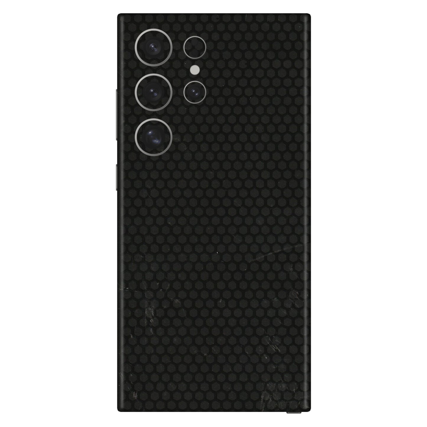 Samsung A/S Series Phone Skins (All Models) - Black honeycomb - 3D Embossed Finish (L-114) Samsung Galaxy S24 Ultra (5G)