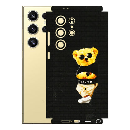 Samsung A/S Series Phone Skins (All Models) - Classy Teddy Bear - 3D Embossed Finish (L-116) Samsung Galaxy S24 Ultra (5G)