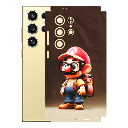 Samsung A/S Series Phone Skins (All Models) - Little Mario - 3D Embossed Finish (L-119) Samsung Galaxy S24 Ultra (5G)