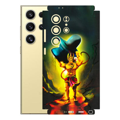 Samsung A/S Series Phone Skins (All Models) - Hanuman Ji - 3D Embossed Finish (L-128) Samsung Galaxy S24 Ultra (5G)