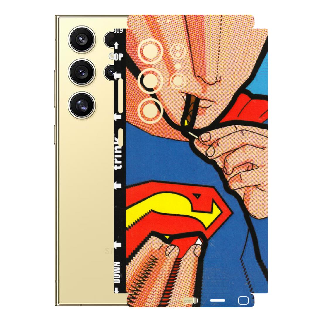 Samsung A/S Series Phone Skins (All Models) - Superman Sutta - 3D Embossed Finish (L-130) Samsung Galaxy S24 Ultra (5G)
