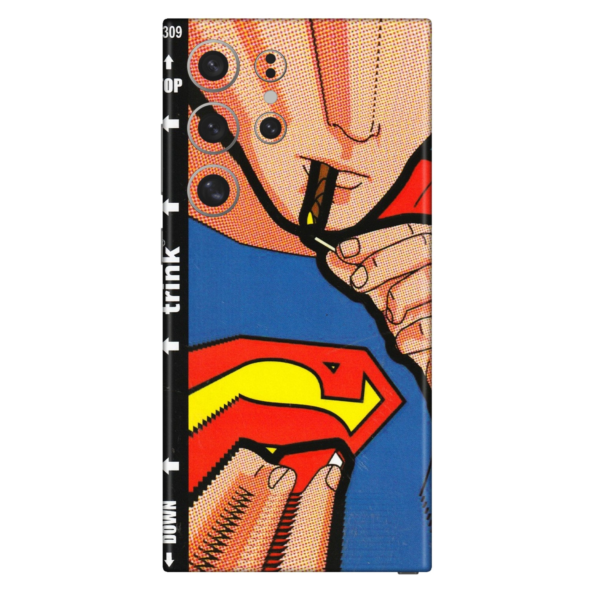Samsung A/S Series Phone Skins (All Models) - Superman Sutta - 3D Embossed Finish (L-130) Samsung Galaxy S24 Ultra (5G)