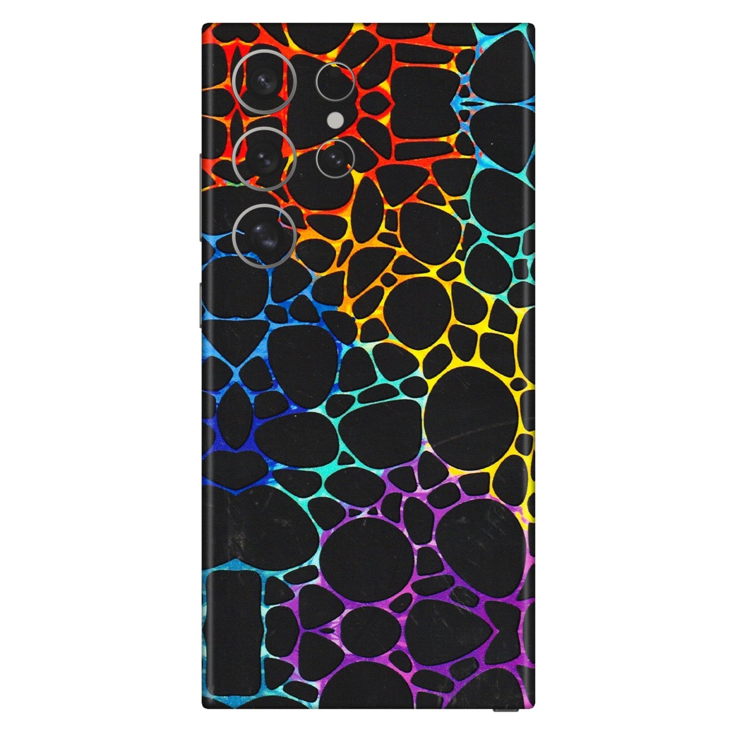 Samsung A/S Series Phone Skins (All Models) - Abstract Art MultiColour - 3D Embossed Finish (L-133) Samsung Galaxy S24 Ultra (5G)