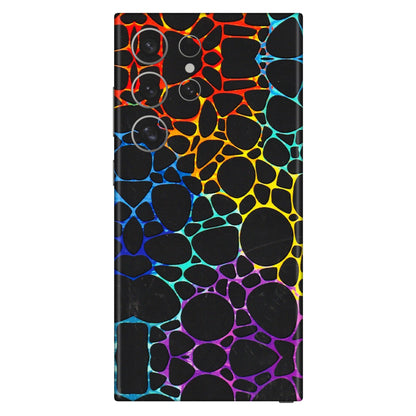 Samsung A/S Series Phone Skins (All Models) - Abstract Art MultiColour - 3D Embossed Finish (L-133) Samsung Galaxy S24 Ultra (5G)