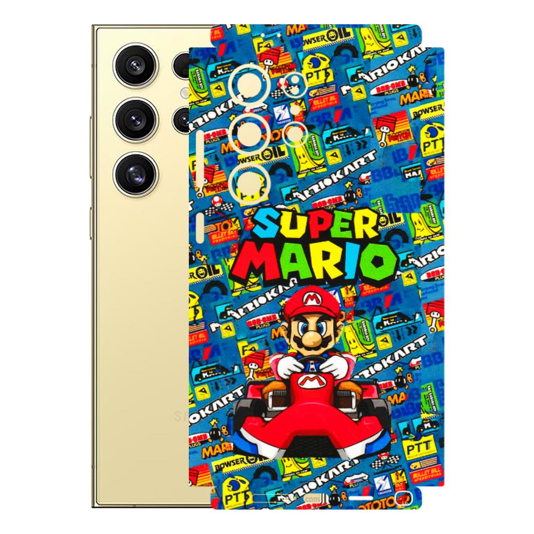 Samsung A/S Series Phone Skins (All Models) - Super Mario Kart - 3D Embossed Finish (L-140) Samsung Galaxy S24 Ultra (5G)