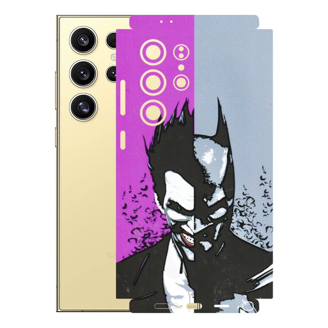 Samsung A/S Series Phone Skins (All Models) - Batman & Joker - 3D Embossed Finish (L-143) Samsung Galaxy S24 Ultra (5G)