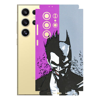 Samsung A/S Series Phone Skins (All Models) - Batman & Joker - 3D Embossed Finish (L-143) Samsung Galaxy S24 Ultra (5G)