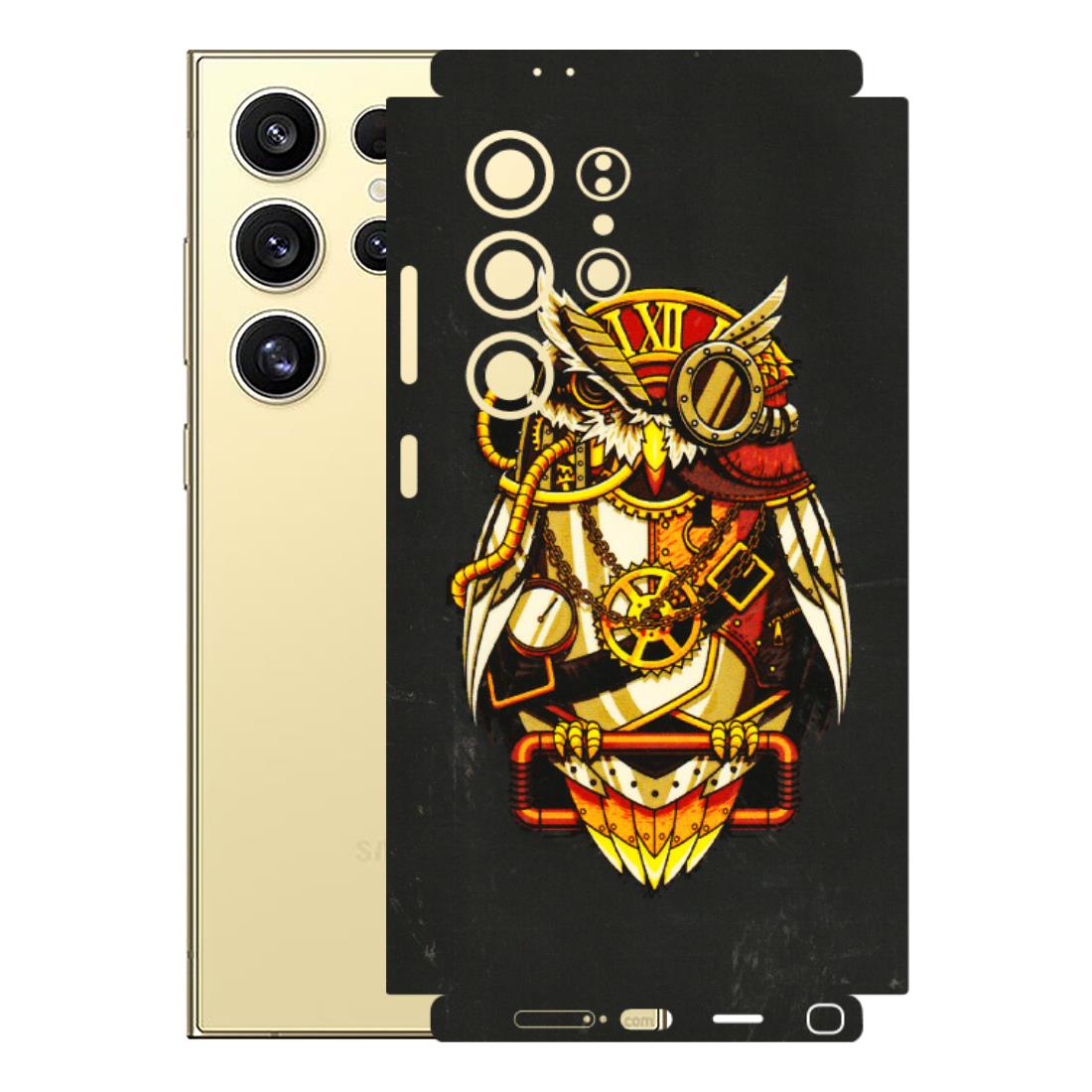 Samsung A/S Series Phone Skins (All Models) - Classy Smart Owl - 3D Embossed Finish (L-144) Samsung Galaxy S24 Ultra (5G)