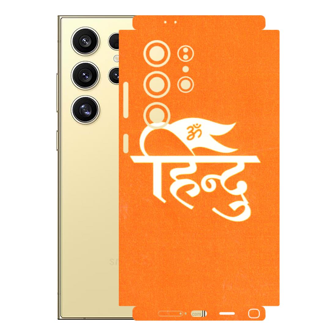 Samsung A/S Series Phone Skins (All Models) - Hindu Kesari - 3D Embossed Finish (L-154) Samsung Galaxy S24 Ultra (5G)