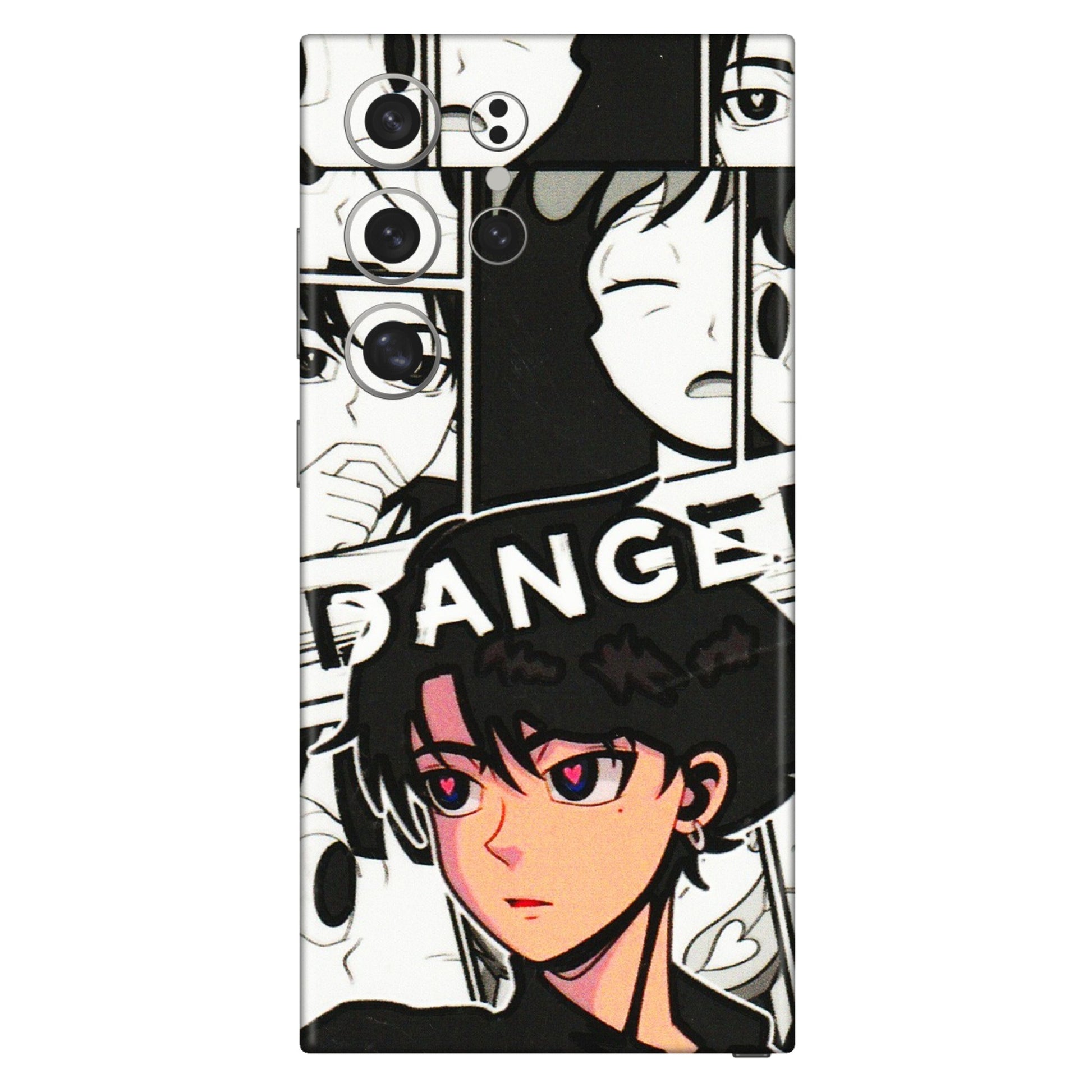 Samsung A/S Series Phone Skins (All Models) - Danger Anime - 3D Embossed Finish (L-155) Samsung Galaxy S24 Ultra (5G)