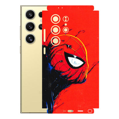 Samsung A/S Series Phone Skins (All Models) - Spiderman Face Venom - 3D Embossed Finish (L-165) Samsung Galaxy S24 Ultra (5G)