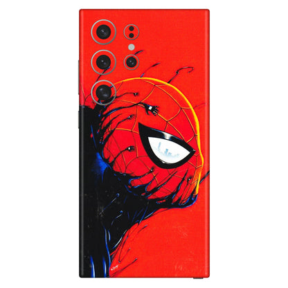 Samsung A/S Series Phone Skins (All Models) - Spiderman Face Venom - 3D Embossed Finish (L-165) Samsung Galaxy S24 Ultra (5G)