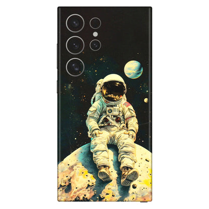 Samsung A/S Series Phone Skins (All Models) - Astronaut in Space - 3D Embossed Finish (L-16) Samsung Galaxy S24 Ultra (5G)