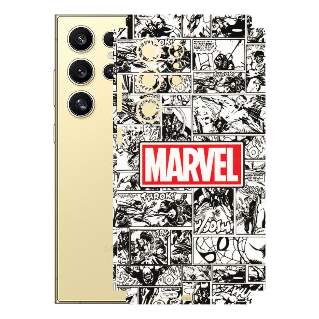 Samsung A/S Series Phone Skins (All Models) - Marvel Comic - 3D Embossed Finish (L-171) Samsung Galaxy S24 Ultra (5G)