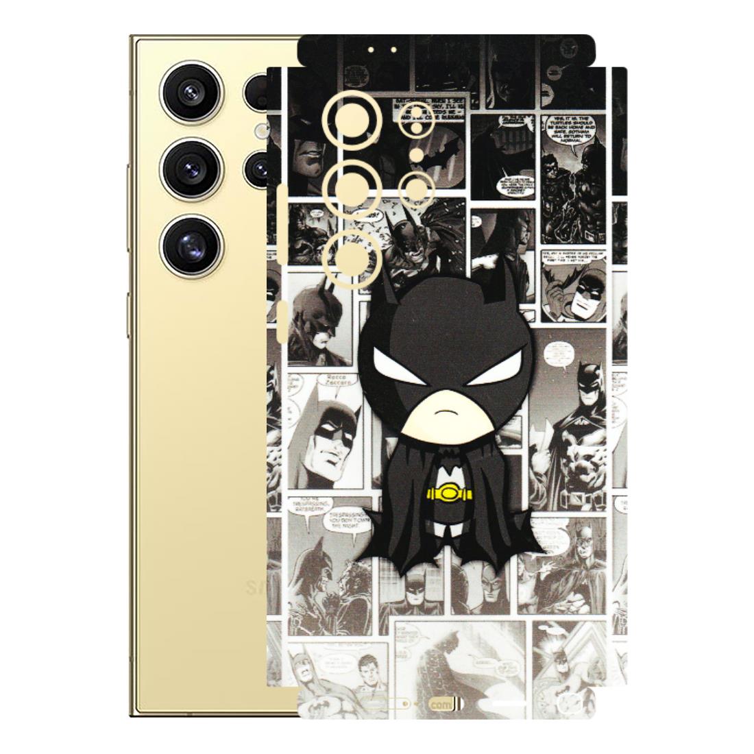 Samsung A/S Series Phone Skins (All Models) - Toon Batman - 3D Embossed Finish (L-182) Samsung Galaxy S24 Ultra (5G)