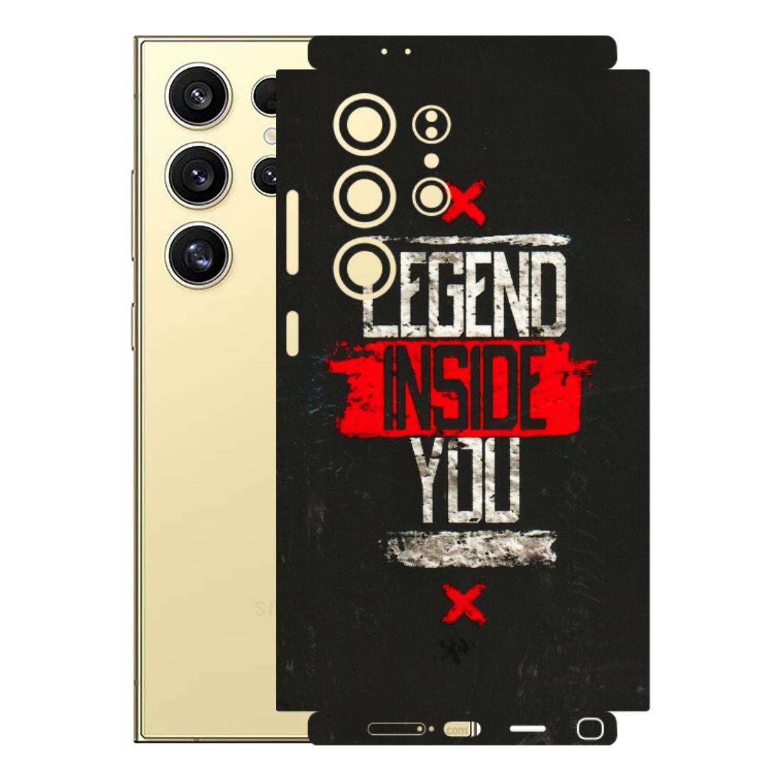 Samsung A/S Series Phone Skins (All Models) - Legend Inside You - 3D Embossed Finish (L-186) Samsung Galaxy S24 Ultra (5G)