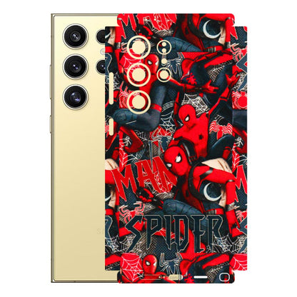 Samsung A/S Series Phone Skins (All Models) - SpiderMan Cool - 3D Embossed Finish (L-188) Samsung Galaxy S24 Ultra (5G)