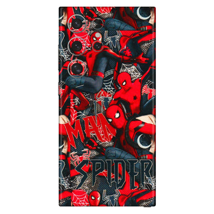 Samsung A/S Series Phone Skins (All Models) - SpiderMan Cool - 3D Embossed Finish (L-188) Samsung Galaxy S24 Ultra (5G)
