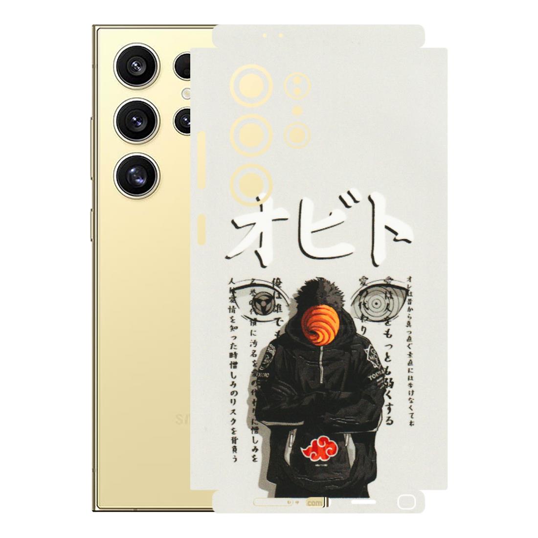 Samsung A/S Series Phone Skins (All Models) - Obito Anime Eye - 3D Embossed Finish (L-19) Samsung Galaxy S24 Ultra (5G)