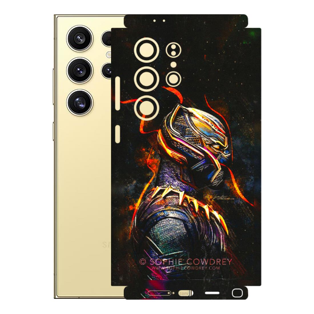 Samsung A/S Series Phone Skins (All Models) - Black Panther - 3D Embossed Finish (L-190) Samsung Galaxy S24 Ultra (5G)