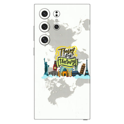 Samsung A/S Series Phone Skins (All Models) - Travel Therapy - 3D Embossed Finish (L-199) Samsung Galaxy S24 Ultra (5G)