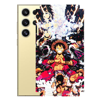 Samsung A/S Series Phone Skins (All Models) - Luffy Anime Character - 3D Embossed Finish (L-203) Samsung Galaxy S24 Ultra (5G)