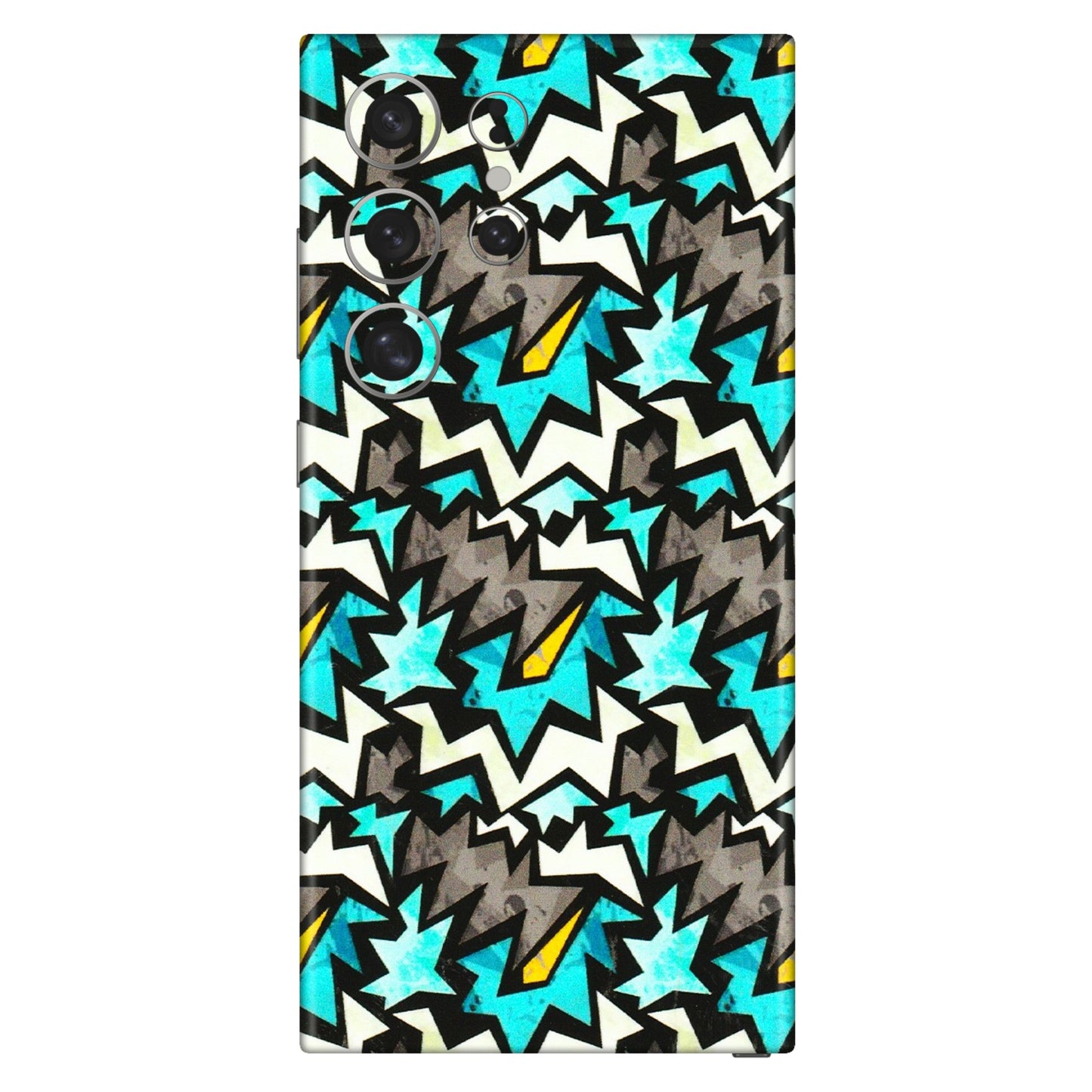 Samsung A/S Series Phone Skins (All Models) - Funky Zig Zag - 3D Embossed Finish (L-223) Samsung Galaxy S24 Ultra (5G)