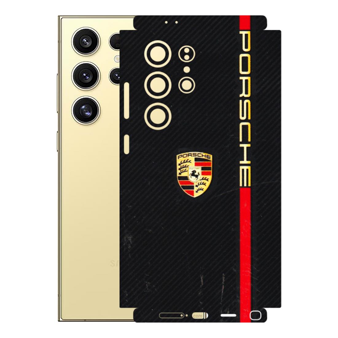 Samsung A/S Series Phone Skins (All Models) - Premium Porsche - 3D Embossed Finish (L-225) Samsung Galaxy S24 Ultra (5G)