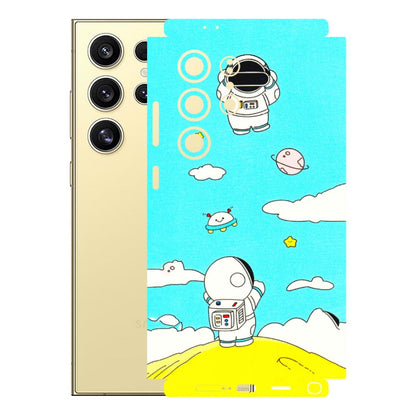 Samsung A/S Series Phone Skins (All Models) - Blue Skies Astro Float - 3D Embossed Finish (L-230) Samsung Galaxy S24 Ultra (5G)
