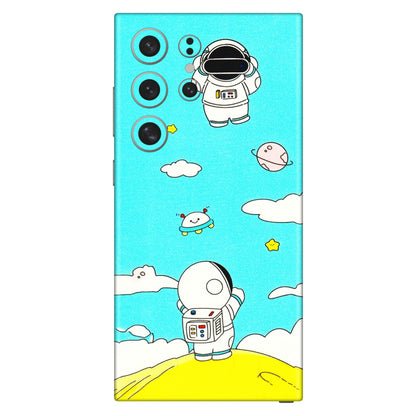 Samsung A/S Series Phone Skins (All Models) - Blue Skies Astro Float - 3D Embossed Finish (L-230) Samsung Galaxy S24 Ultra (5G)