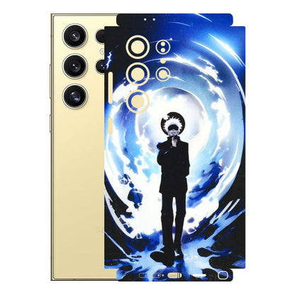 Samsung A/S Series Phone Skins (All Models) - Satoru Gojo Dark Blue - 3D Embossed Finish (L-235) Samsung Galaxy S24 Ultra (5G)