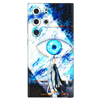 Samsung A/S Series Phone Skins (All Models) - Gojo Satoru evil eye - 3D Embossed Finish (L-239) Samsung Galaxy S24 Ultra (5G)