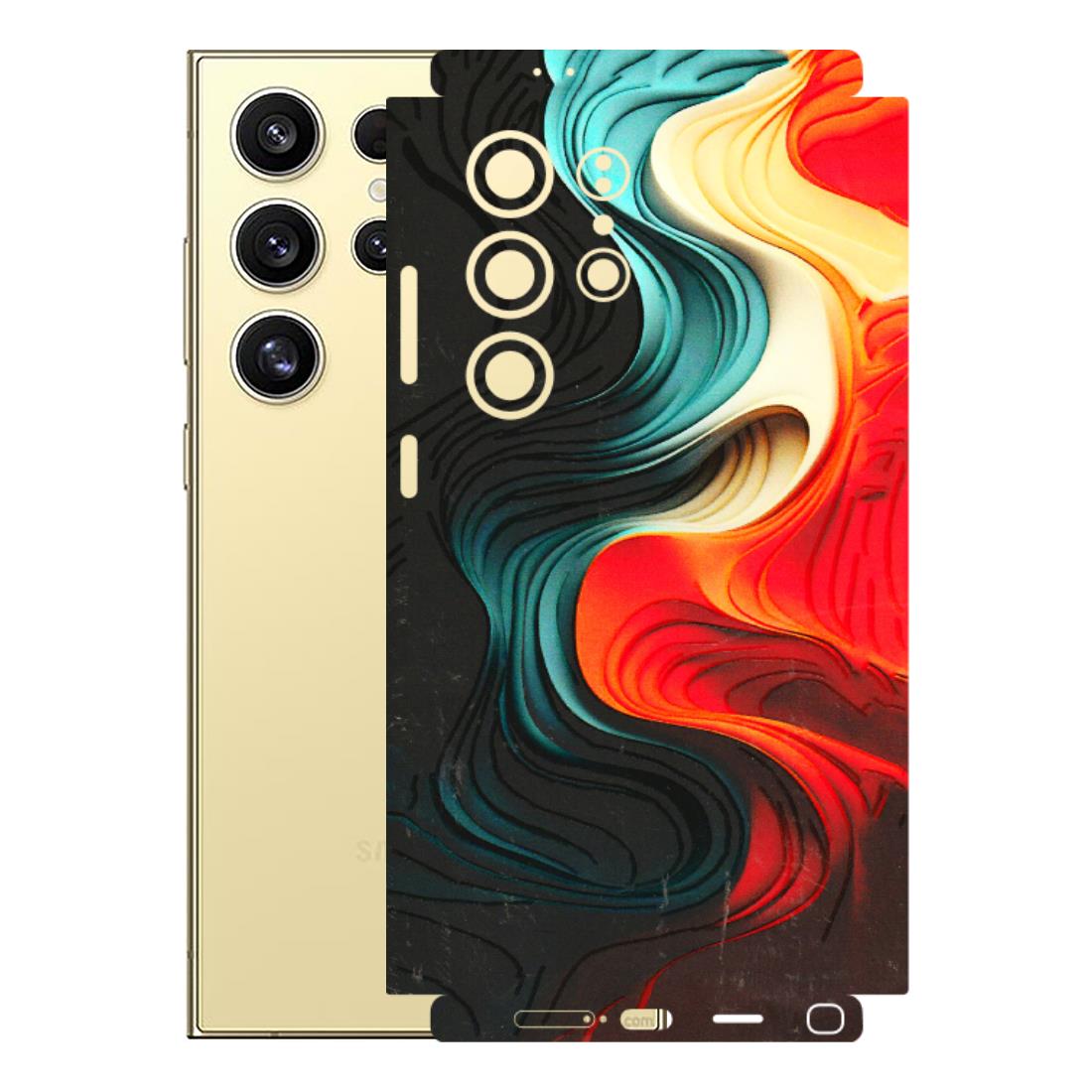Samsung A/S Series Phone Skins (All Models) - The Silky Swirl - 3D Embossed Finish (L-240) Samsung Galaxy S24 Ultra (5G)