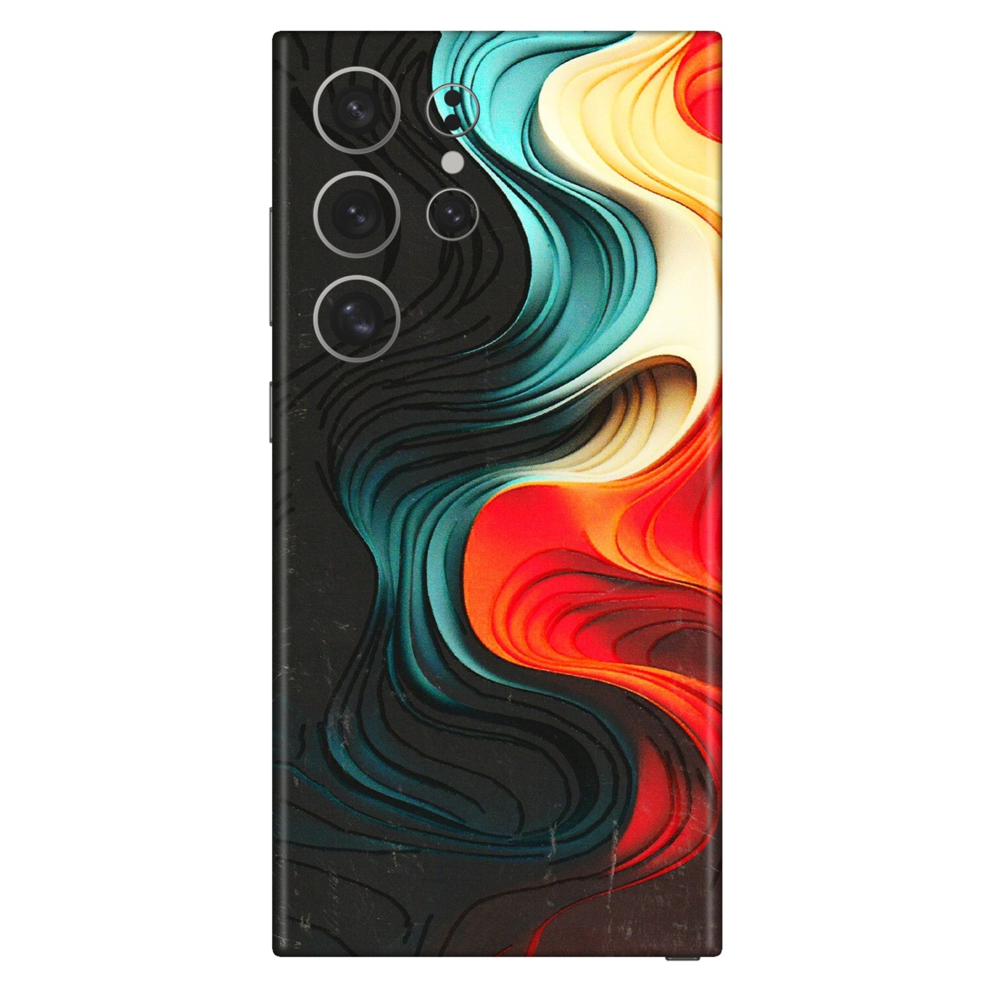 Samsung A/S Series Phone Skins (All Models) - The Silky Swirl - 3D Embossed Finish (L-240) Samsung Galaxy S24 Ultra (5G)