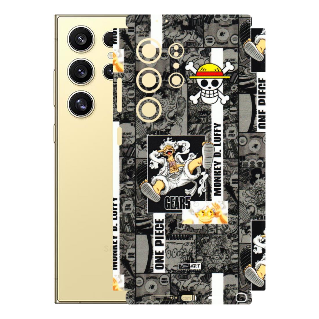 Samsung A/S Series Phone Skins (All Models) - Cuffy Anime MonkeyCamic - 3D Embossed Finish (L-242) Samsung Galaxy S24 Ultra (5G)