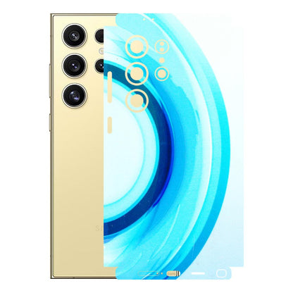 Samsung A/S Series Phone Skins (All Models) - The Blue Curve - 3D Embossed Finish (L-244) Samsung Galaxy S24 Ultra (5G)