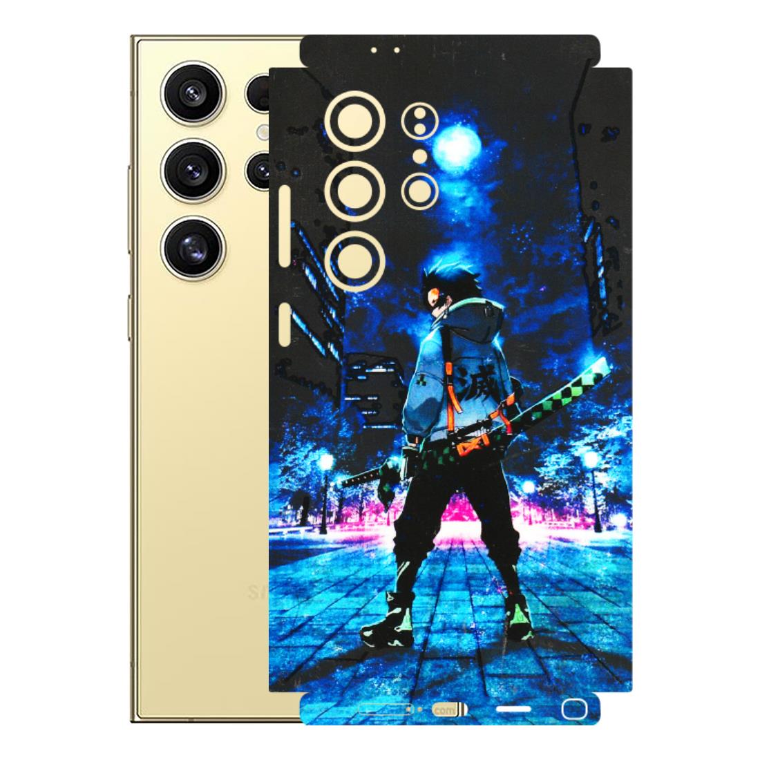 Samsung A/S Series Phone Skins (All Models) - Demon Slayer Sword - 3D Embossed Finish (L-247) Samsung Galaxy S24 Ultra (5G)