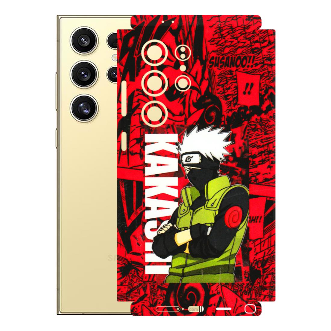 Samsung A/S Series Phone Skins (All Models) - Kakashi Red Anime - 3D Embossed Finish (L-251) Samsung Galaxy S24 Ultra (5G)