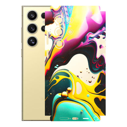 Samsung A/S Series Phone Skins (All Models) - Multicolor Abstract pattern - 3D Embossed Finish (L-254) Samsung Galaxy S24 Ultra (5G)