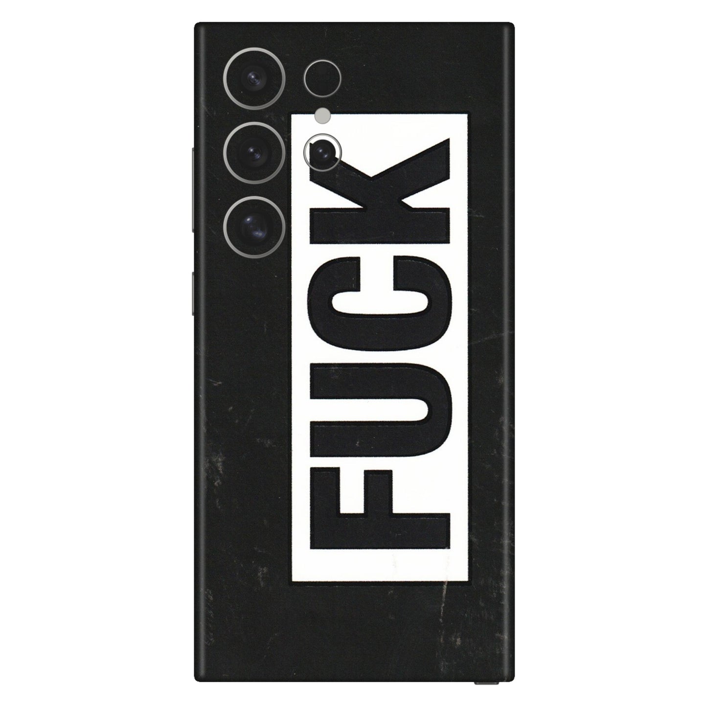 Samsung A/S Series Phone Skins (All Models) - The F Word - 3D Embossed Finish (L-255) Samsung Galaxy S24 Ultra (5G)