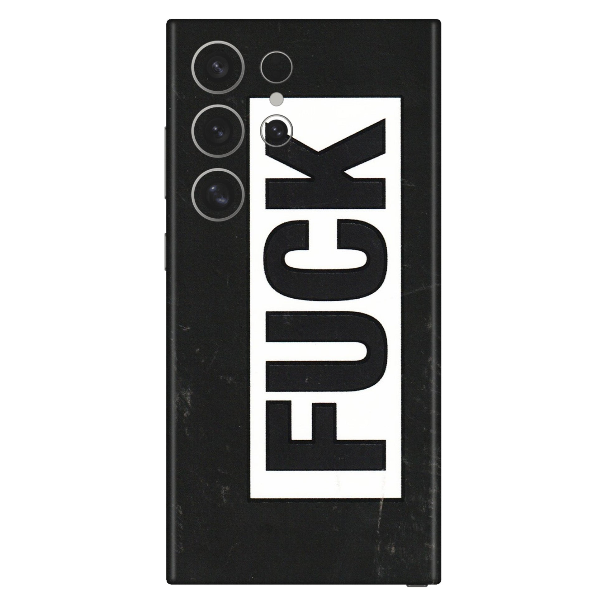 Samsung A/S Series Phone Skins (All Models) - The F Word - 3D Embossed Finish (L-255) Samsung Galaxy S24 Ultra (5G)