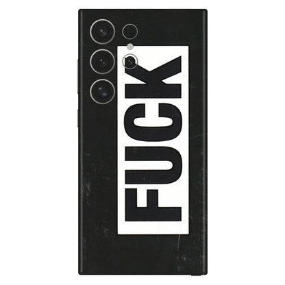 Samsung A/S Series Phone Skins (All Models) - The F Word - 3D Embossed Finish (L-255) Samsung Galaxy S24 Ultra (5G)