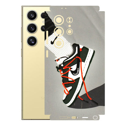 Samsung A/S Series Phone Skins (All Models) - New Grey Sneaker - 3D Embossed Finish (L-261) Samsung Galaxy S24 Ultra (5G)