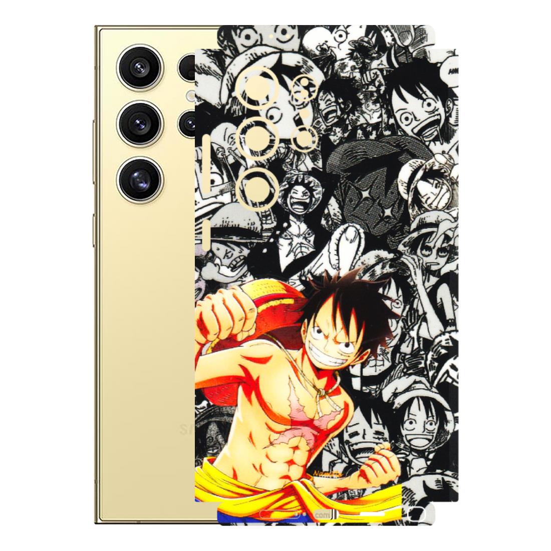 Samsung A/S Series Phone Skins (All Models) - Anime Comics Games Doodles - 3D Embossed Finish (L-27) Samsung Galaxy S24 Ultra (5G)