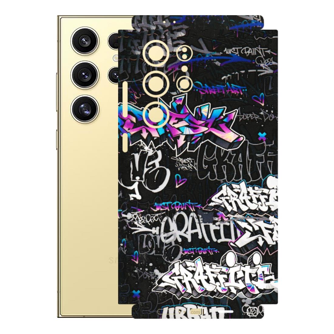 Samsung A/S Series Phone Skins (All Models) - Graffiti Killer - 3D Embossed Finish (L-274) Samsung Galaxy S24 Ultra (5G)